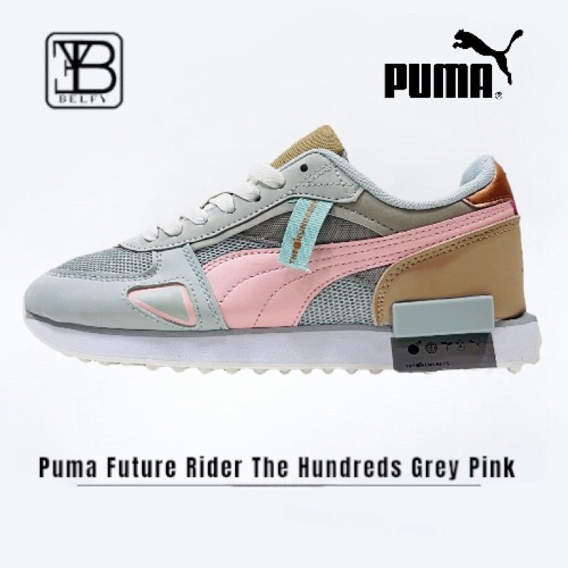 Sneaker Puma Future Rider The Hundreds Grey Pink