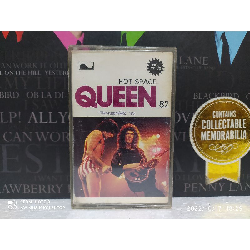 Kaset Pita : QUEEN - HOT SPACE 82.