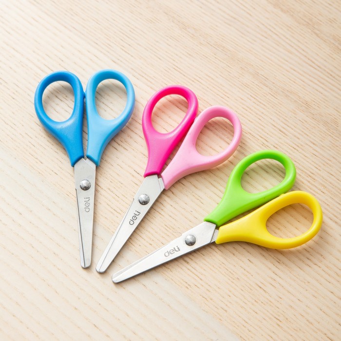 

Gilaa!!! Deli Ed60100 Stainless Steel School Scissor Gunting Anak Ujung Tumpul Limited