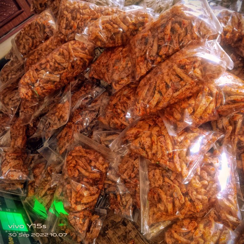 

basreng extra daun jeruk 1,5kg dengan harga terjangkau