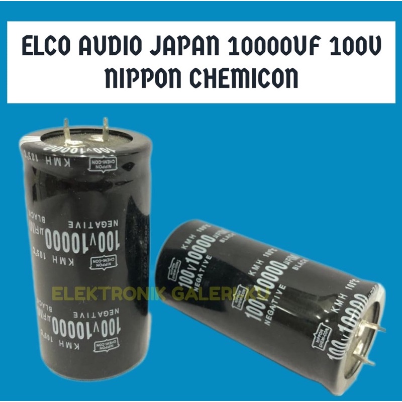 ELCO AUDIO JAPAN 10000UF 100V NIPPON CHEMICON