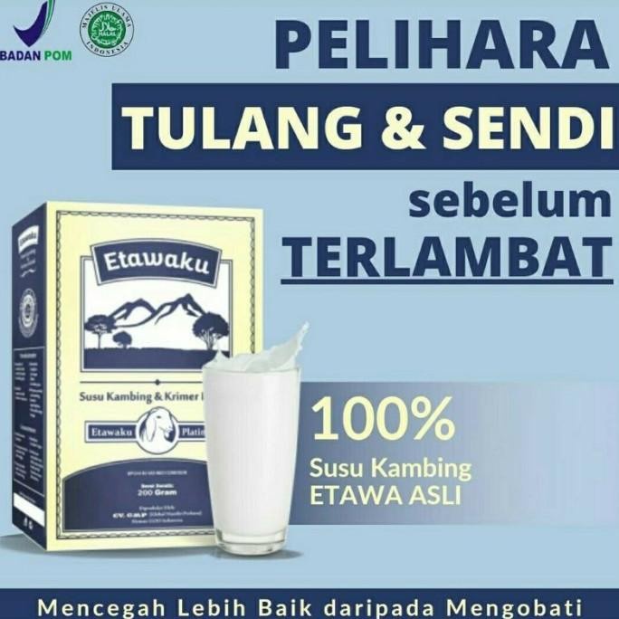 

ETAWAKU PLATINUM - Susu Kambing Etawa Atasi Masalah Tulang dan Sendi