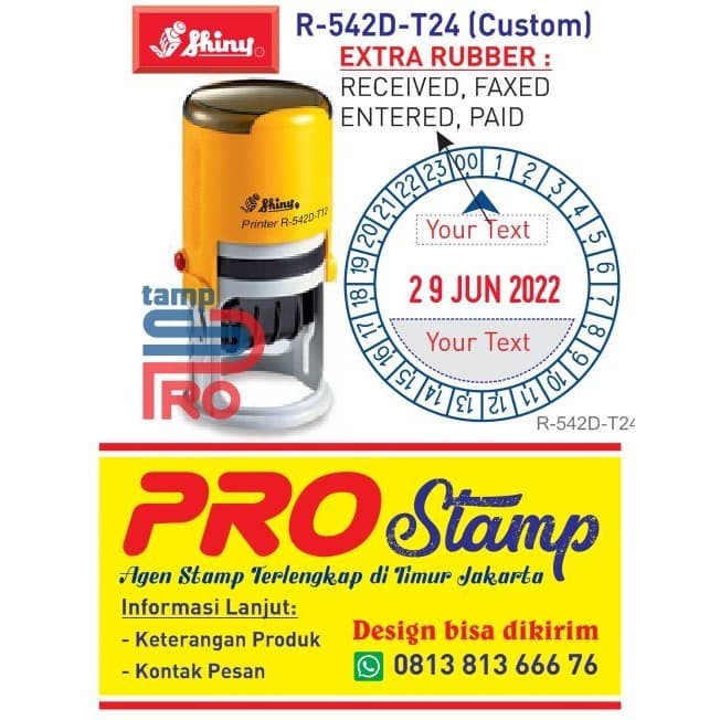 

Bergaransi Stempel Shiny R-542D-T24 (Hours) Trendi