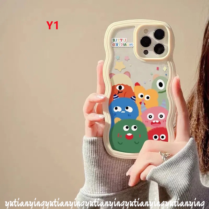 Soft Case TPU Motif Kartun Monster Untuk Realme 5 C35 C21Y C25Y C11 C15 C12 C25 C25s C11 2021 C20 5s 5i 6i C20A C3 C20A C1