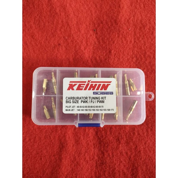 SPUYER TUNING KIT KARBURATOR PWK PJ PWM UKURAN BESAR PAKET @ 10 PCS PILOT JET DAN MAIN JET MJ KEIHIN