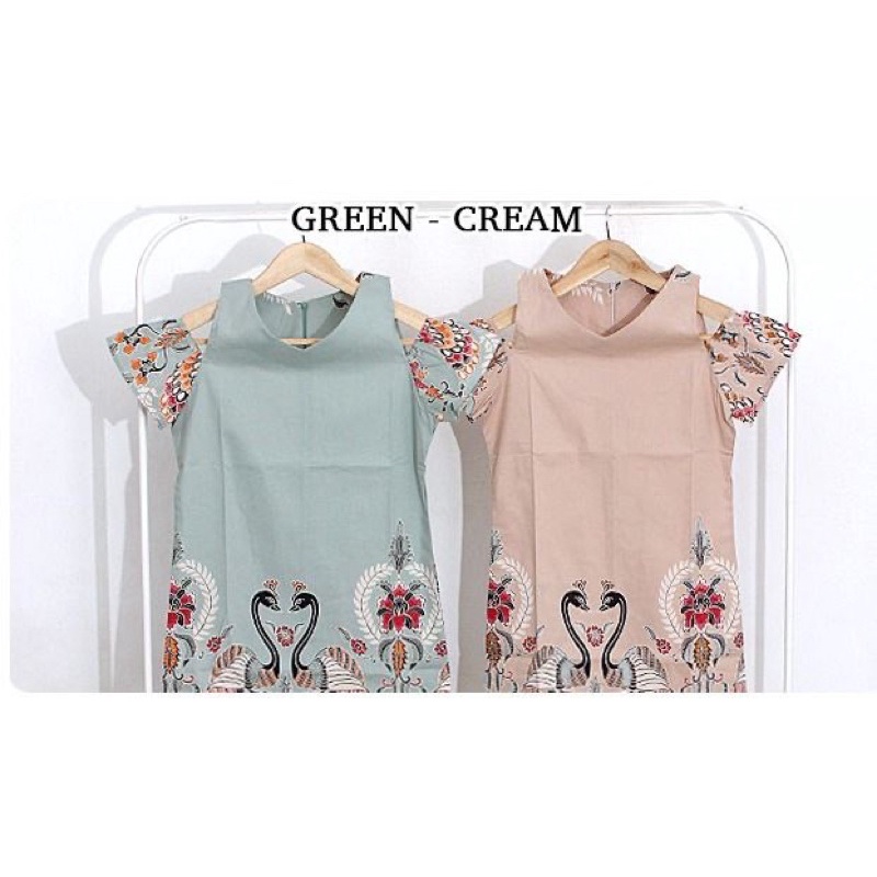 Dress Batik BV/ BD-19/ BD-65/ BD-75/ Dress Imlek/ Dress Warna Pastel