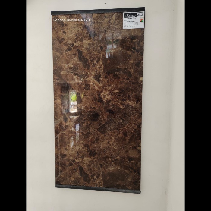 GRANIT 60X120 LONDON BROWN GLAZED POLISH - VALENTINO GRESS