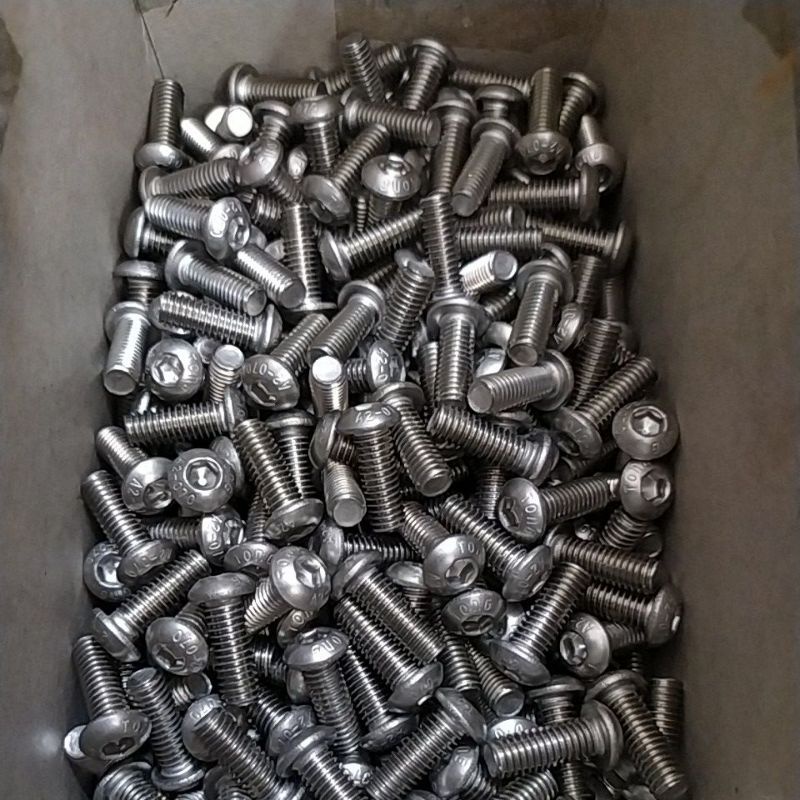BAUT BUTTON L STAINLESS M 6X15