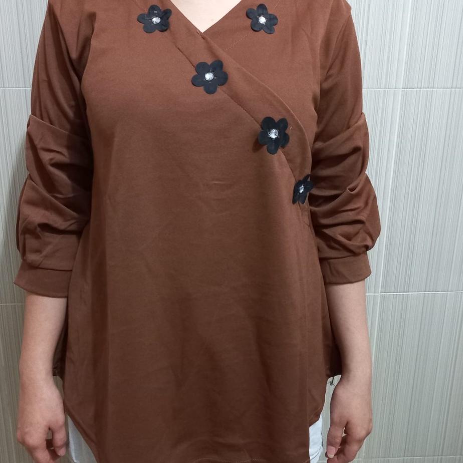 Langsung Beliii.. ATASAN WANITA / FASHION WANITA /  ATASAN IBU IBU / BAJU IBU IBU / FASHION IBU IBU 