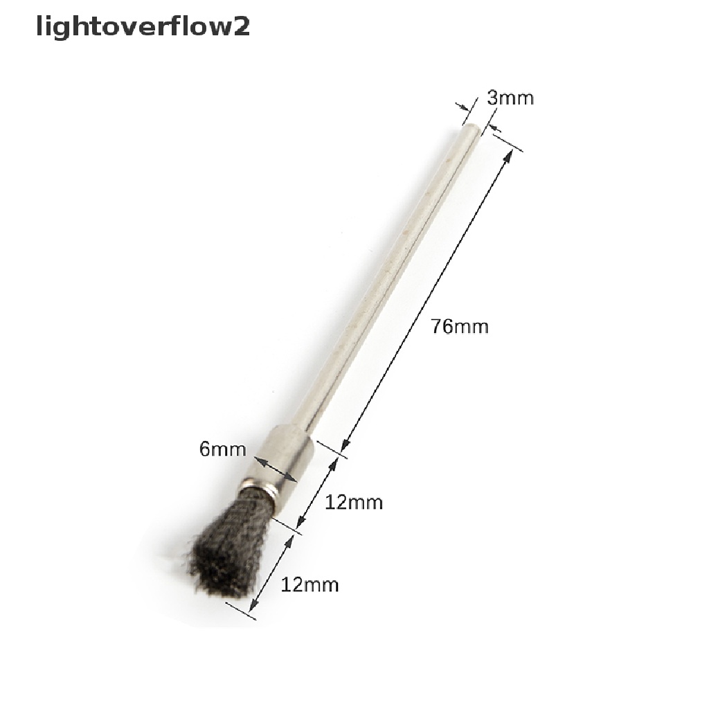 (lightoverflow2) Pena Sikat Kawat 100mm Untuk Membersihkan Karat / Cat (ID)