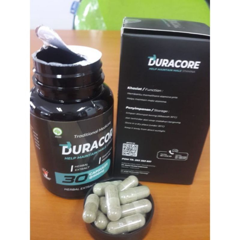 DURACORE ASLI ORIGINAL OBAT HERBAL STAMINA HERB - PEMBESAR PENIS PRIA AMPUH BERKUALITAS BPOM