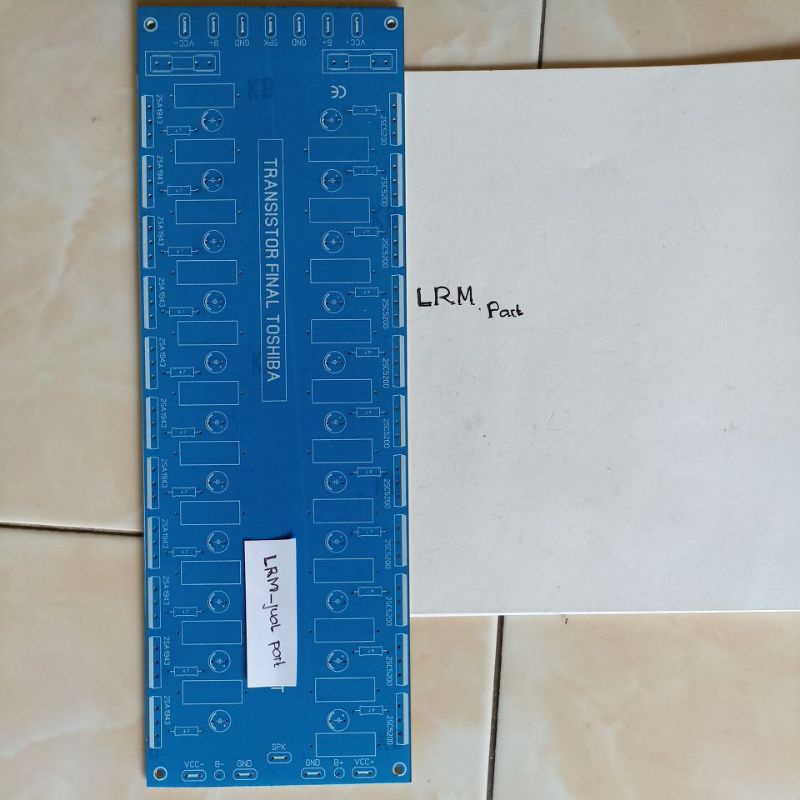Pcb transistor final thosiba 3U 30cm