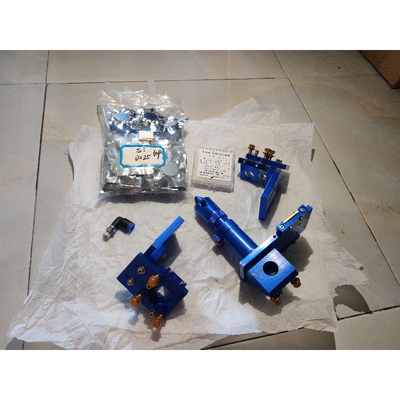 Laser head laser co2 lengkap 1 set mirror dan focus model A