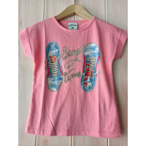 Kaos Anak Lee Cooper Peach Sepatu