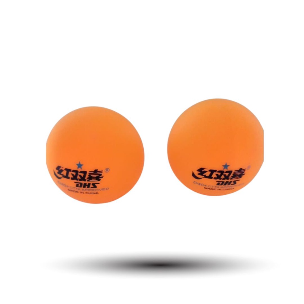 Bola Ping Pong / Bola Tenis Meja / Bola Tenis Meja Merk DHS Bintang 1 / Bola Tenis Meja Orange