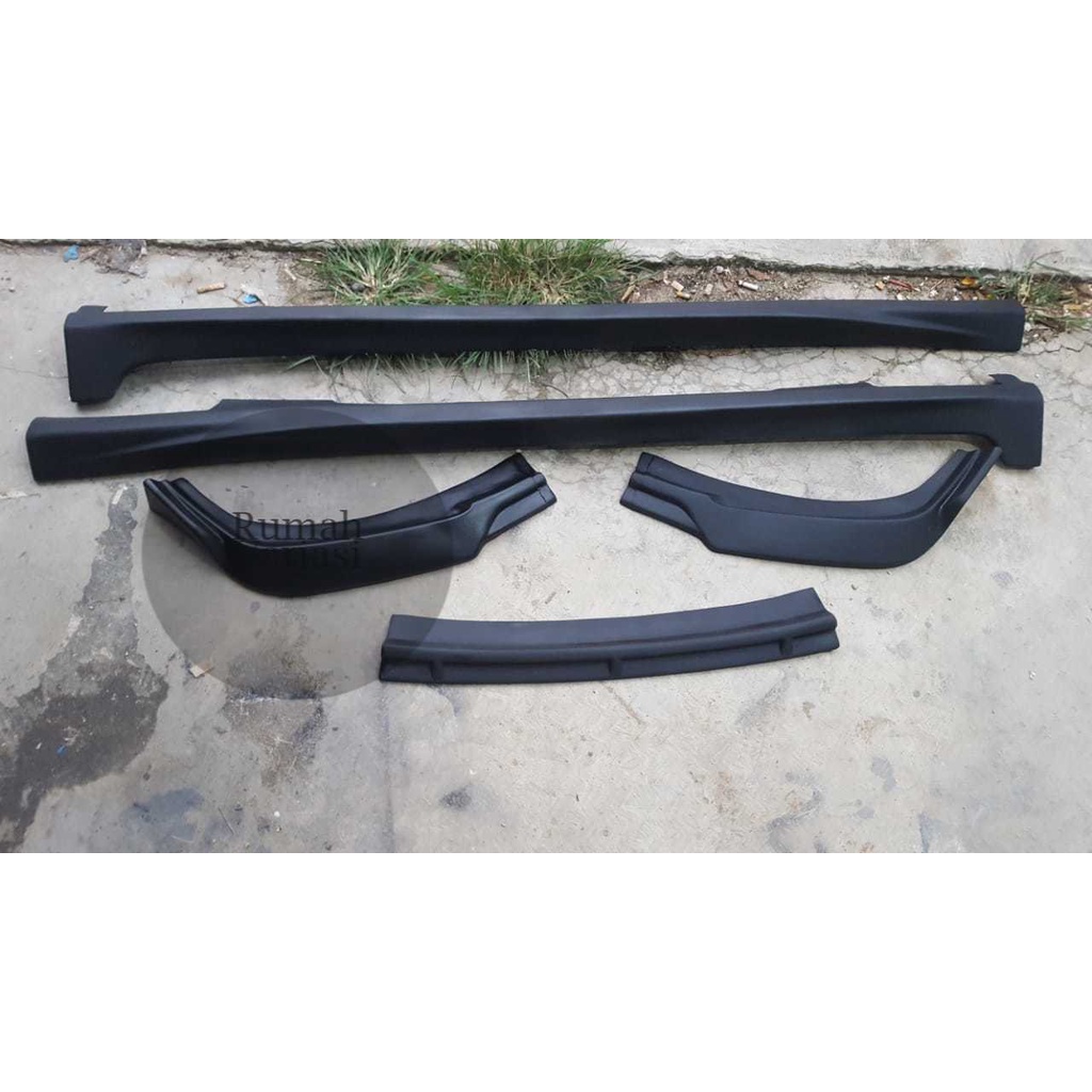lips bumper depan + sideskirt all new brio 2017-2021