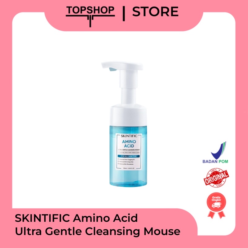 SKINTIFIC Amino Acid Ultra Gentle Cleansing Mousse 100ml