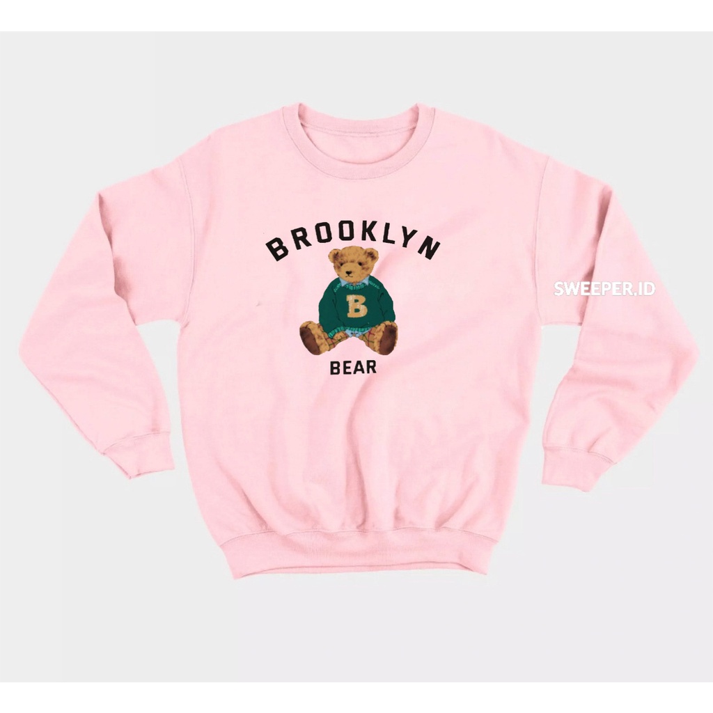 SWEATER BEAR 2013 BROOKLYN WANITA BAHAN FLEECE