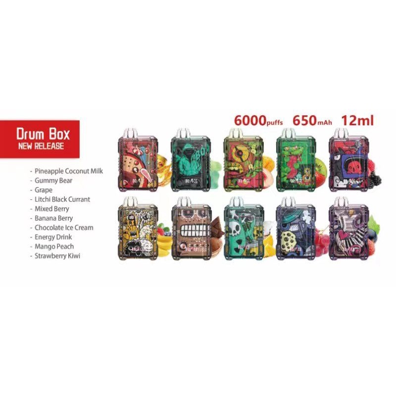 Drum Disposable Bar Puffs 6000X