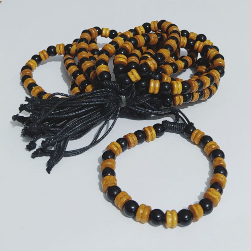 12pcs Gelang Kayu Harga Grosir