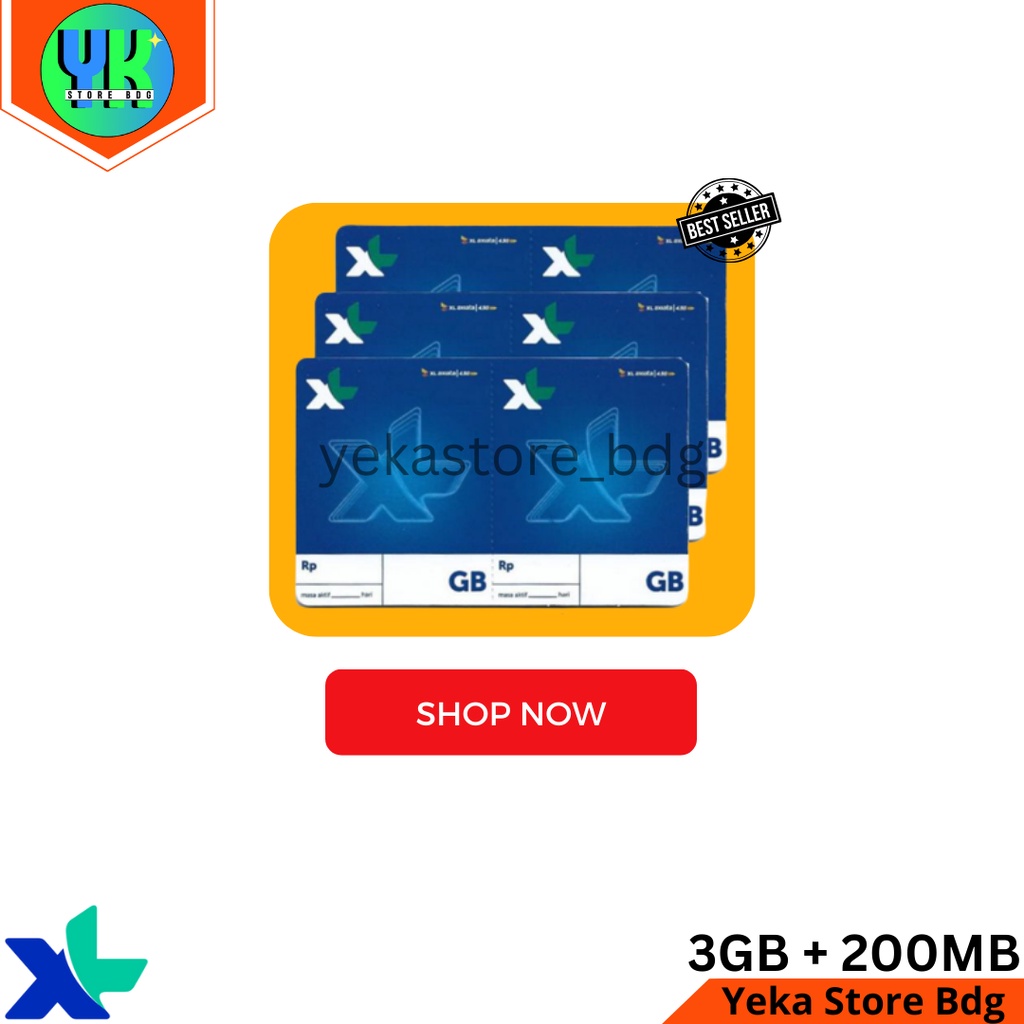Voucher Kuota XL COMBO FLEX 3,5GB + 500MB Masa Aktif 30 Hari Nasional
