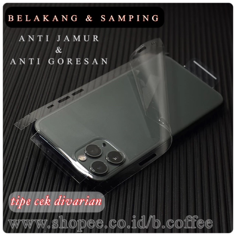 PWY FULL BODY anti gores BELAKANG IPHONE 14 PRO MAX / 14 PRO / 14 PLUS / 14 / 13 PRO MAX / 13 PRO / 13 MINI / 13 / 12 PRO MAX / 12 PRO / 12 MINI / 12 / 11 PRO MAX / 11 PRO / 11 / XR / X / XS / XS MAX / SE 2020 / 2022 / 7 / 7 PLUS / 8 / 8 PLUS