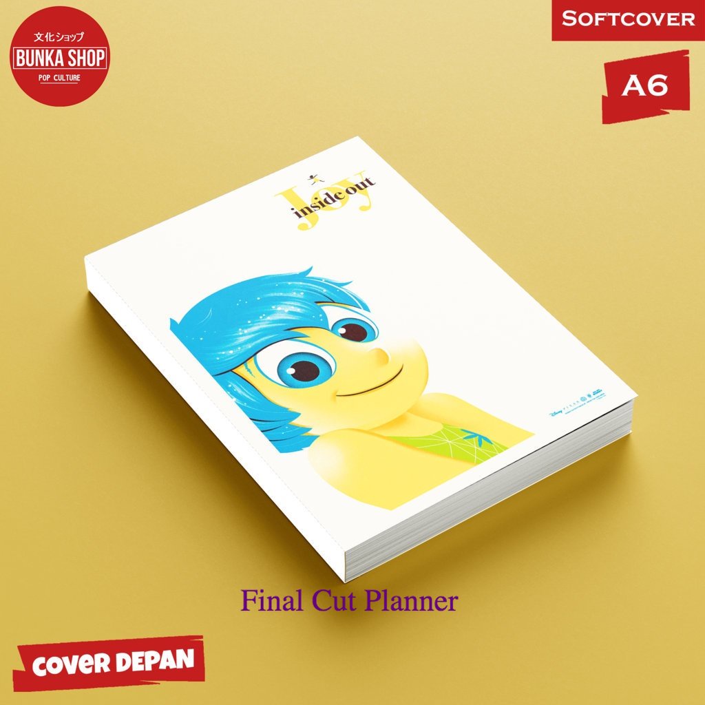 

Pocket Note Disney Inside Out Joy Softcover A6 Buku Tulis Catatan Notes Agenda Planner Jurnal