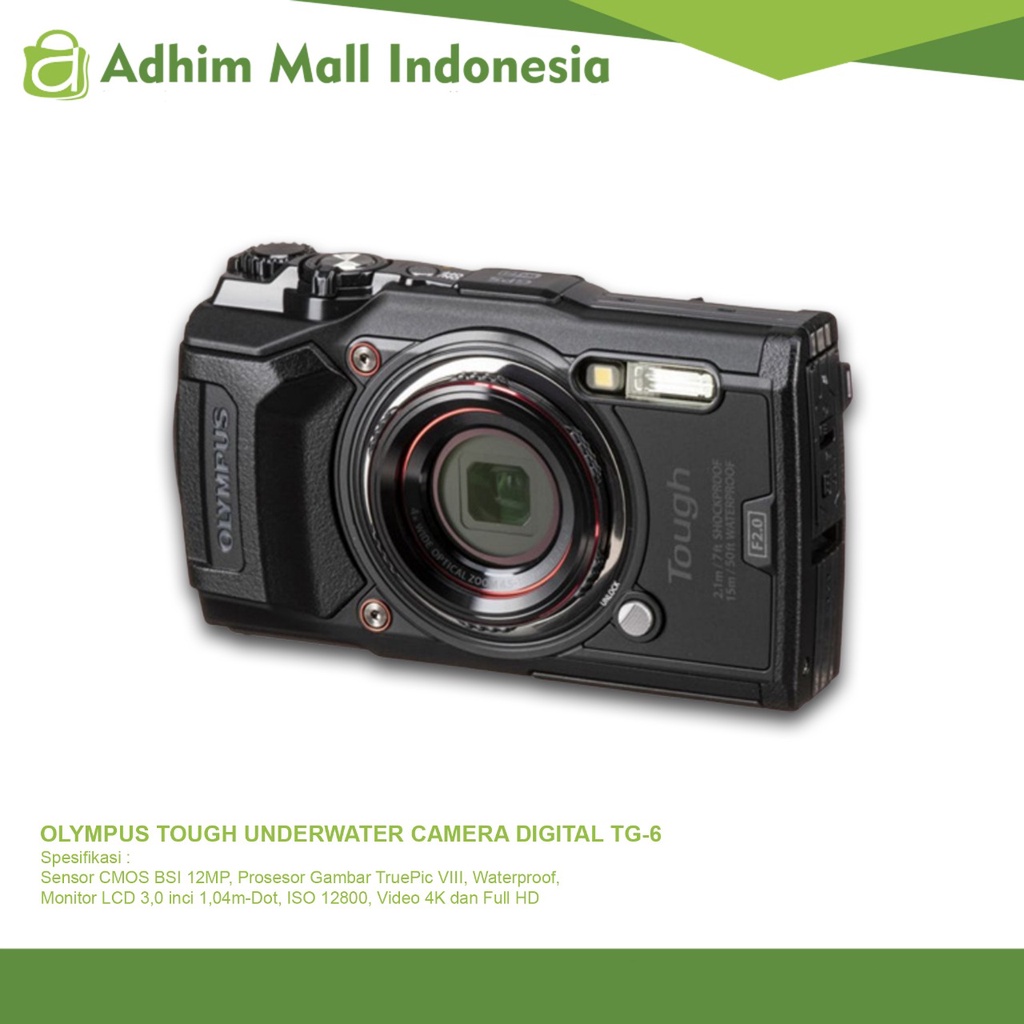 OLYMPUS TOUGH UNDERWATER CAMERA DIGITAL TG-6