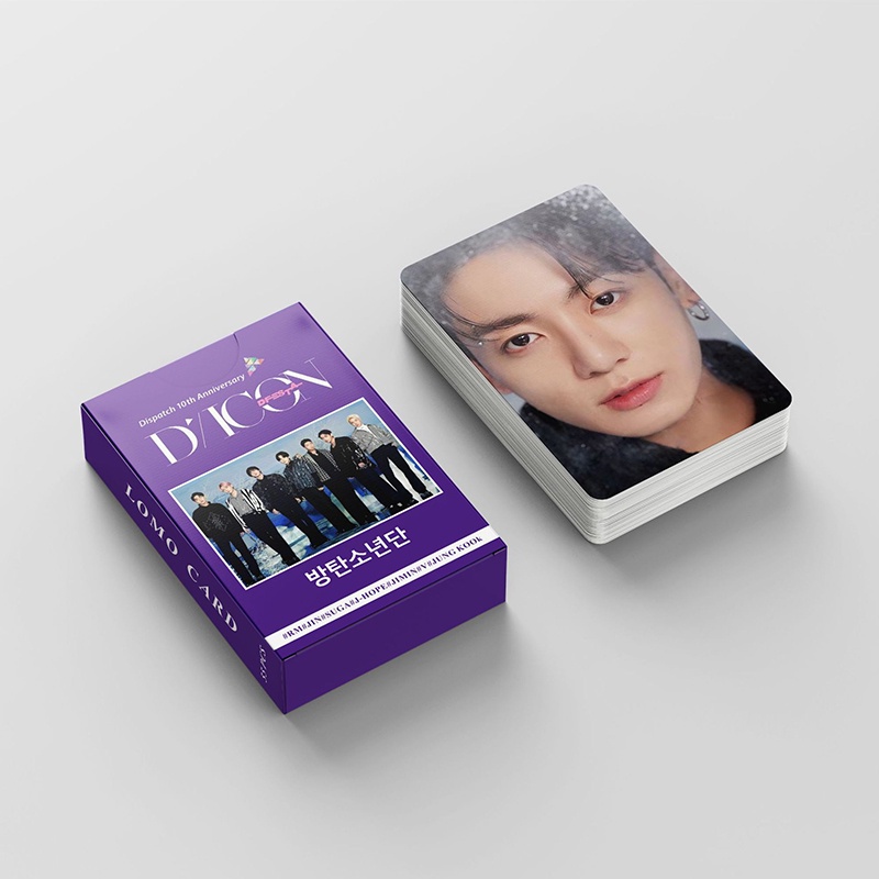 55pcs / Kotak Kartu LOMO Foto BTS 2022 DICON Album