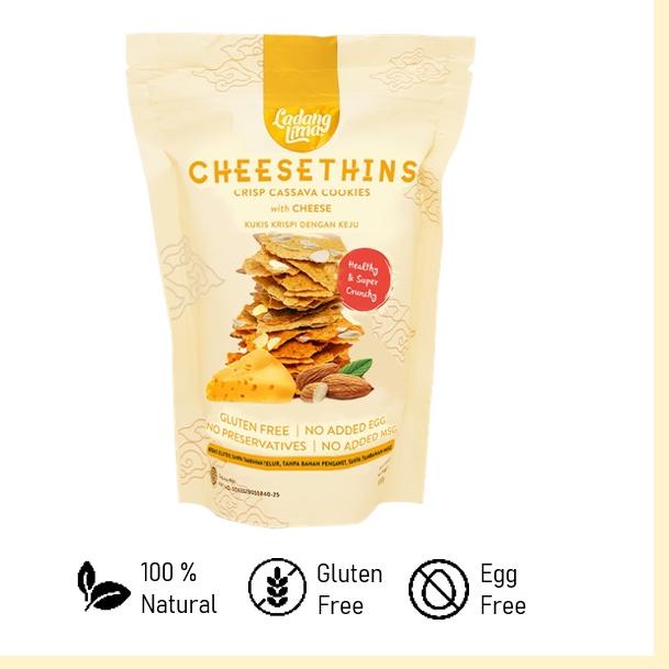 

✨10.10✨ Ladang Lima Cheesethins Cookies Gluten Free 80 gram buruan