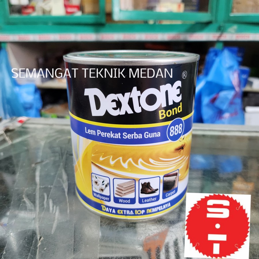 

LEM PEREKAT SERBA GUNA KARET KULIT KARPET DEXTONE BOND 888 AIBON 1KG
