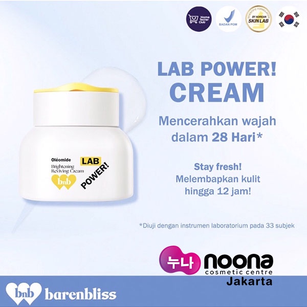 BNB BARENBLISS LAB BRIGHTENING REVIVING CREAM 30G