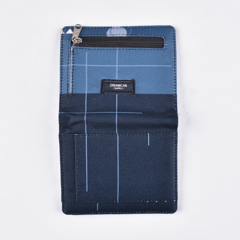 Aleix Slim Bifold Black Checker