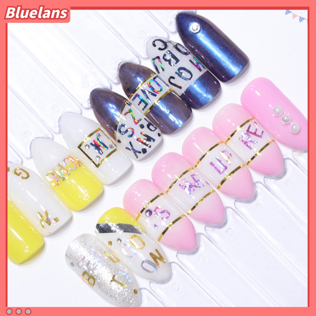 (In Stock) Kacamata Hitam Lensa Warna Warni ♡Payet Glitter Ultra Tipis Bentuk Huruf Campur Untuk Dekorasi Manicure DIY