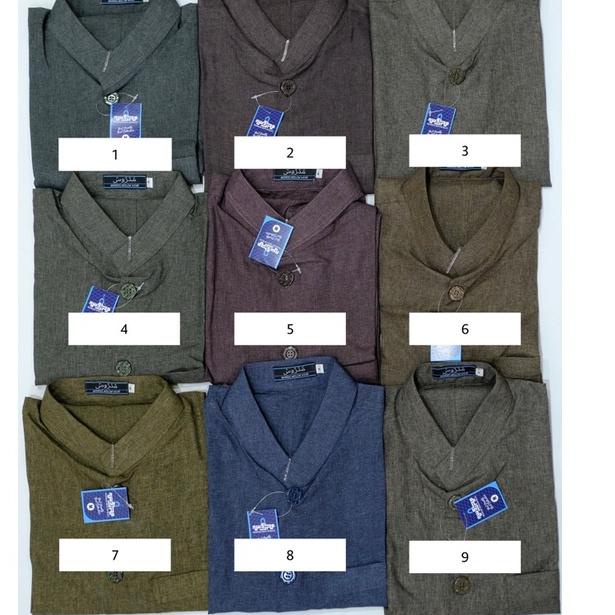 RTA.18Oc22ᵟ ‑ Baju Koko / Taqwa Model Haibah Bahan Katun Madinah Motif Gerimis Madroos Collections