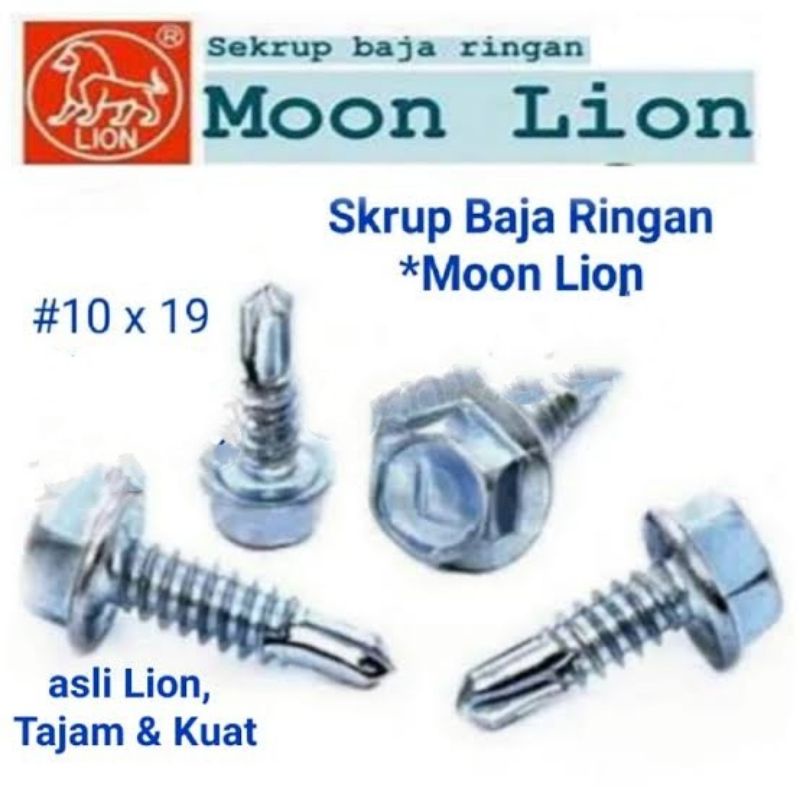 SKRUP BAJA RINGAN ECER / SEKRUP BAJA RINGAN 10 x 19/ BAJA RINGAN MURAH / SKRUP BAJA/ Baud Roofing/ Baut Rufing