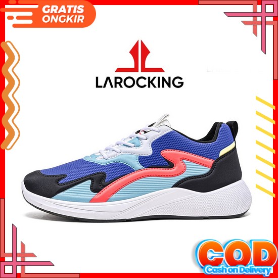 Sepatu Pria Outdoor Terbaik Ootd Daily Murah Best Seller B9M0 High Quality Sneakers Dewasa Hitam Kec