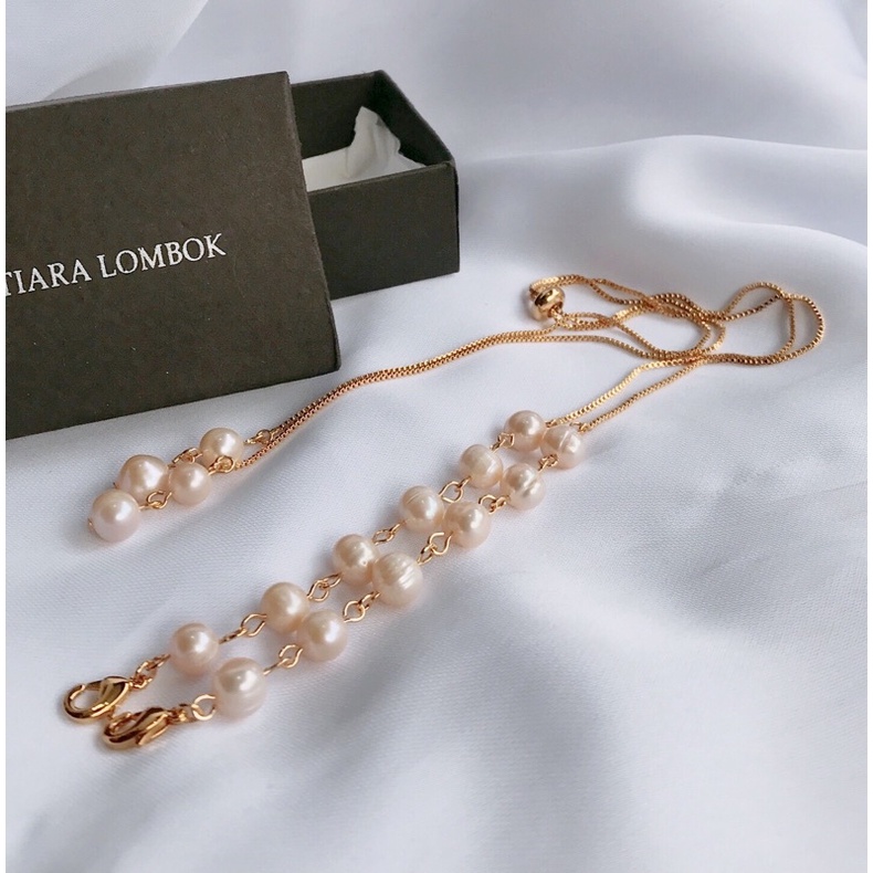 Konektor Masker Mutiara Asli - Konektor dan Strap Masker Mutiara - STRAP Masker serut