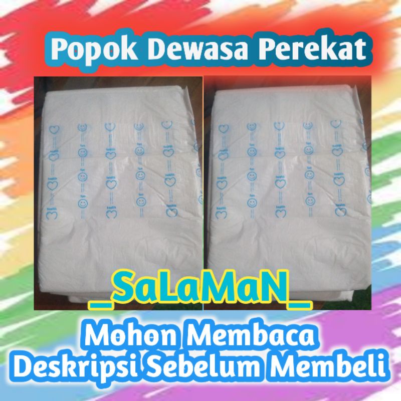 Popok Dewasa Perekat, Uk. M, L &amp; XL isi 10 Pcs