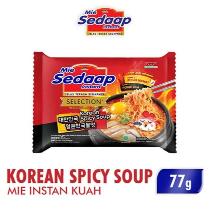 

Sedaap Mie Korean Spicy Soup 77g