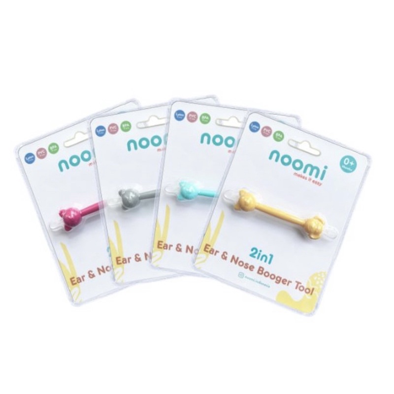 Noomi 2in 1 Ear &amp; Noos Booger Tool / Alat Pembersih Telinga dan Hidung Bayi