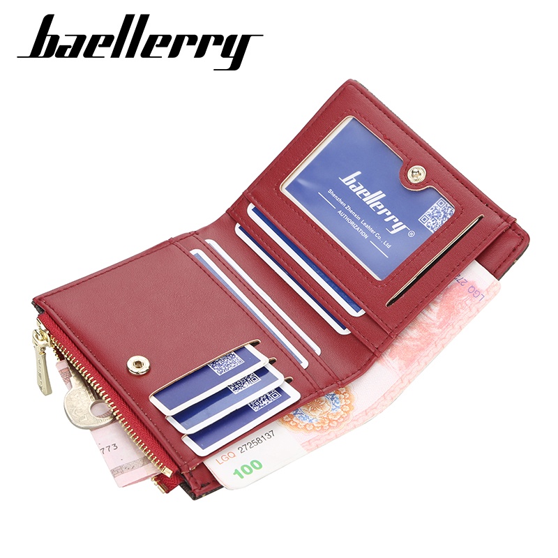 BAELLERRY DR066 Dompet Wanita Kecil Bahan Kulit PU Leather Premium WATCHKITE WKOS