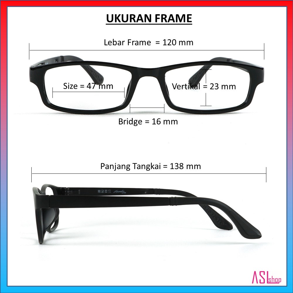 FRAME KACAMATA (J8014) ANAK-ANAK DAN REMAJA + LENSA BLUERAY / PHOTOCROMIC