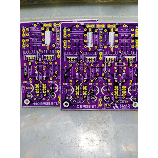 pcb driver 140watt brige btl