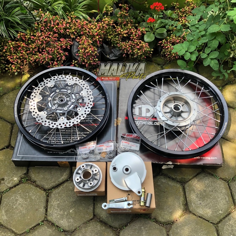 PAKET HEMAT PNP HONDA CB GL 100 PRO MP VELG TDR 160-185 PIRINGAN FLOATING TROMOL DTRACKER RX KING