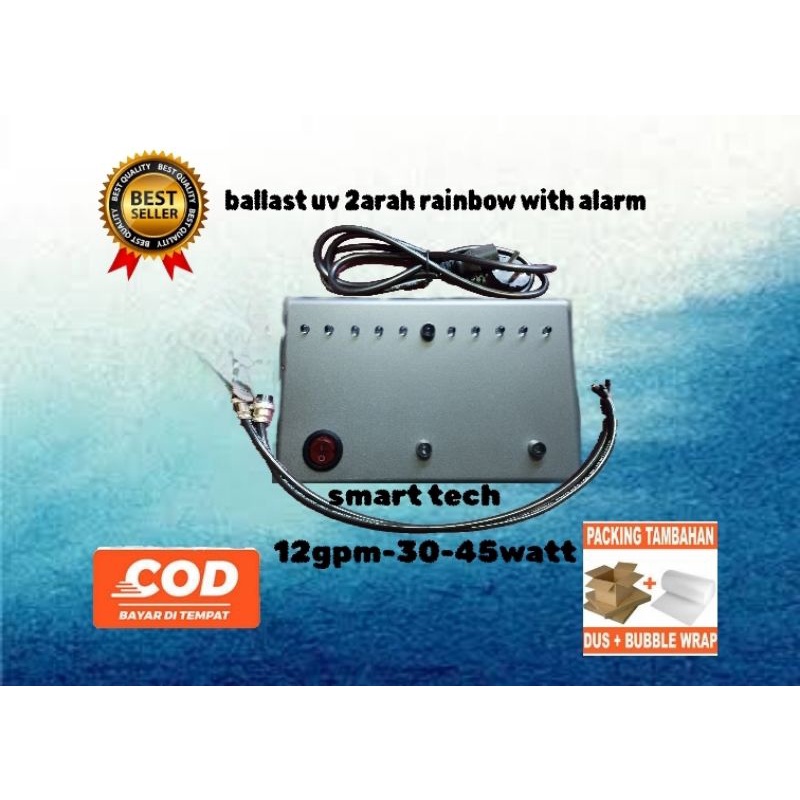 ballast uv LED rainbow alarm(untuk depot air)new produk