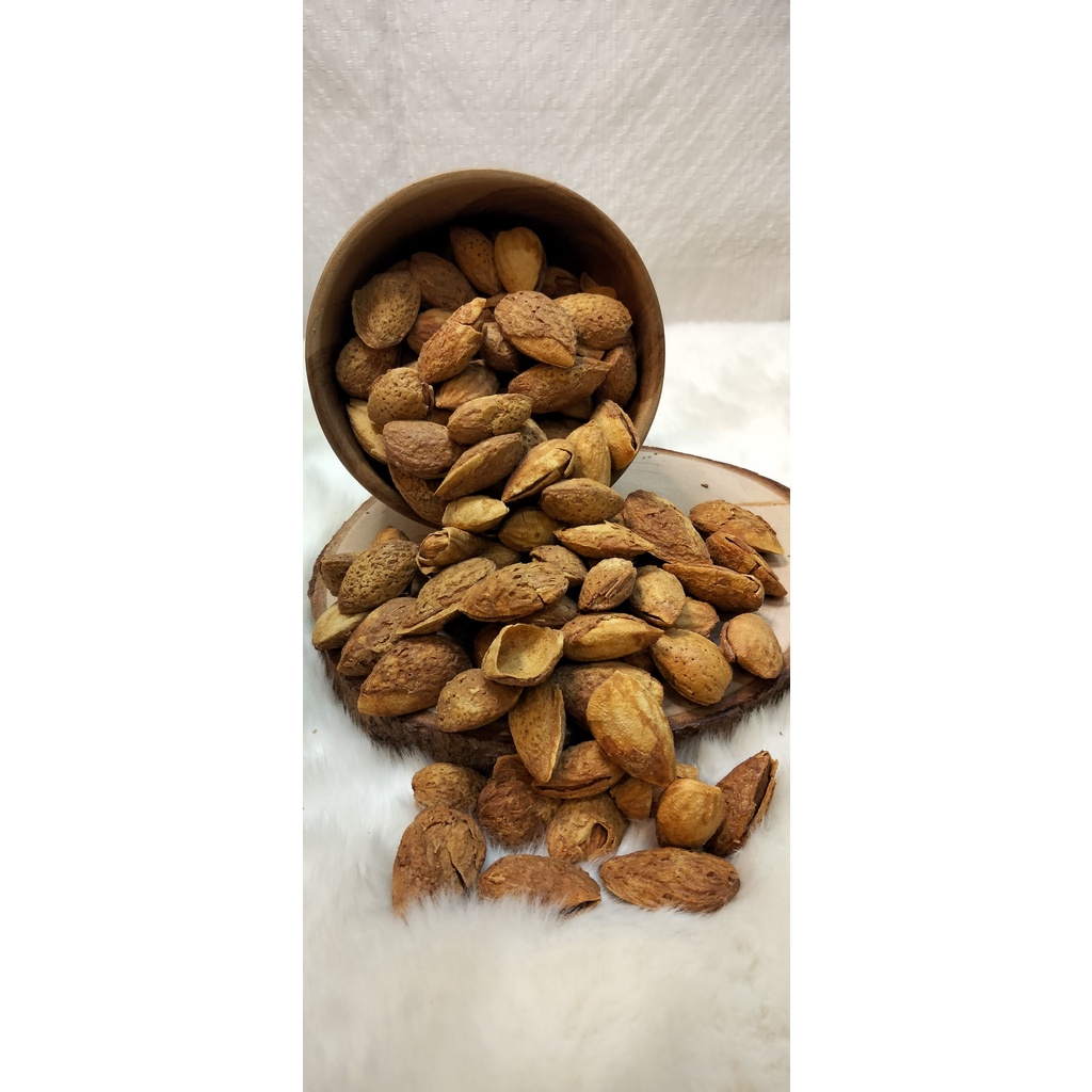 KACANG ALMOND ROASTED 1KG CREAMY MILK/KACANG ALMOND PANGGANG
