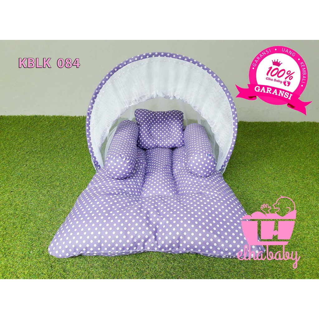 Kasur Bayi Lipat Kelambu Set Murah | Produk Perlengkapan Tempat Tidur Baby Peralatan Anak Baru Lahir