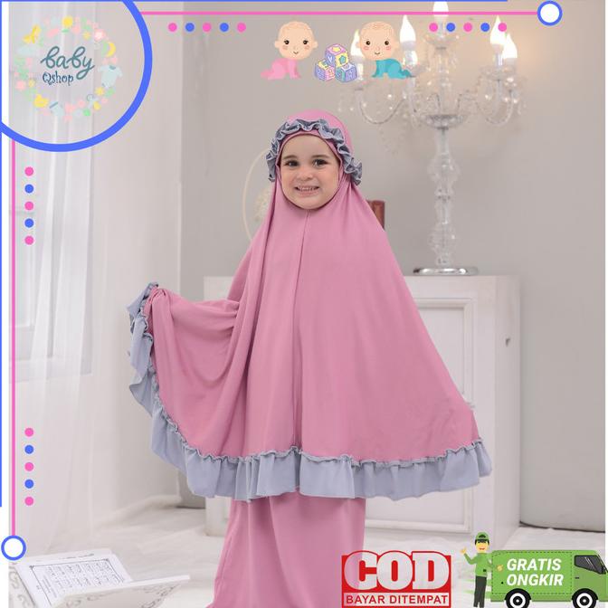 Mukena anak polos balita mukenah spandek adem murah