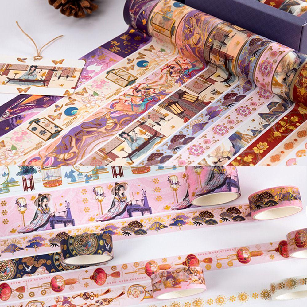Top 20Roll/Set Washi Tape Baru Sastra Scrapbooking Kreatif Sedikit Segar INS DIY Bahan